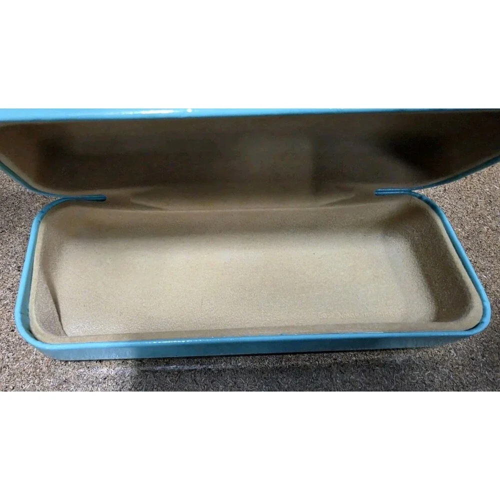 Tiffany & Co Robin's Egg Blue Sunglasses Glasses Clam Shell Hard Case